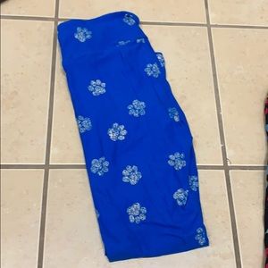 Lularoe blue paw prints